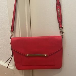 Stella & Dot Tia red crossbody bag